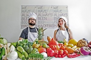 Zack Denfeld and Cat Kramer biohackers